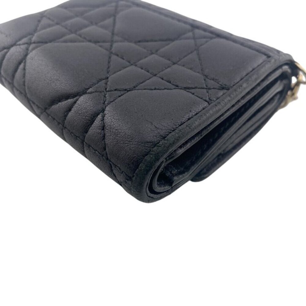 Dior Compact Wallet Lady Dior Trifold Handbag - Picture 6 of 8